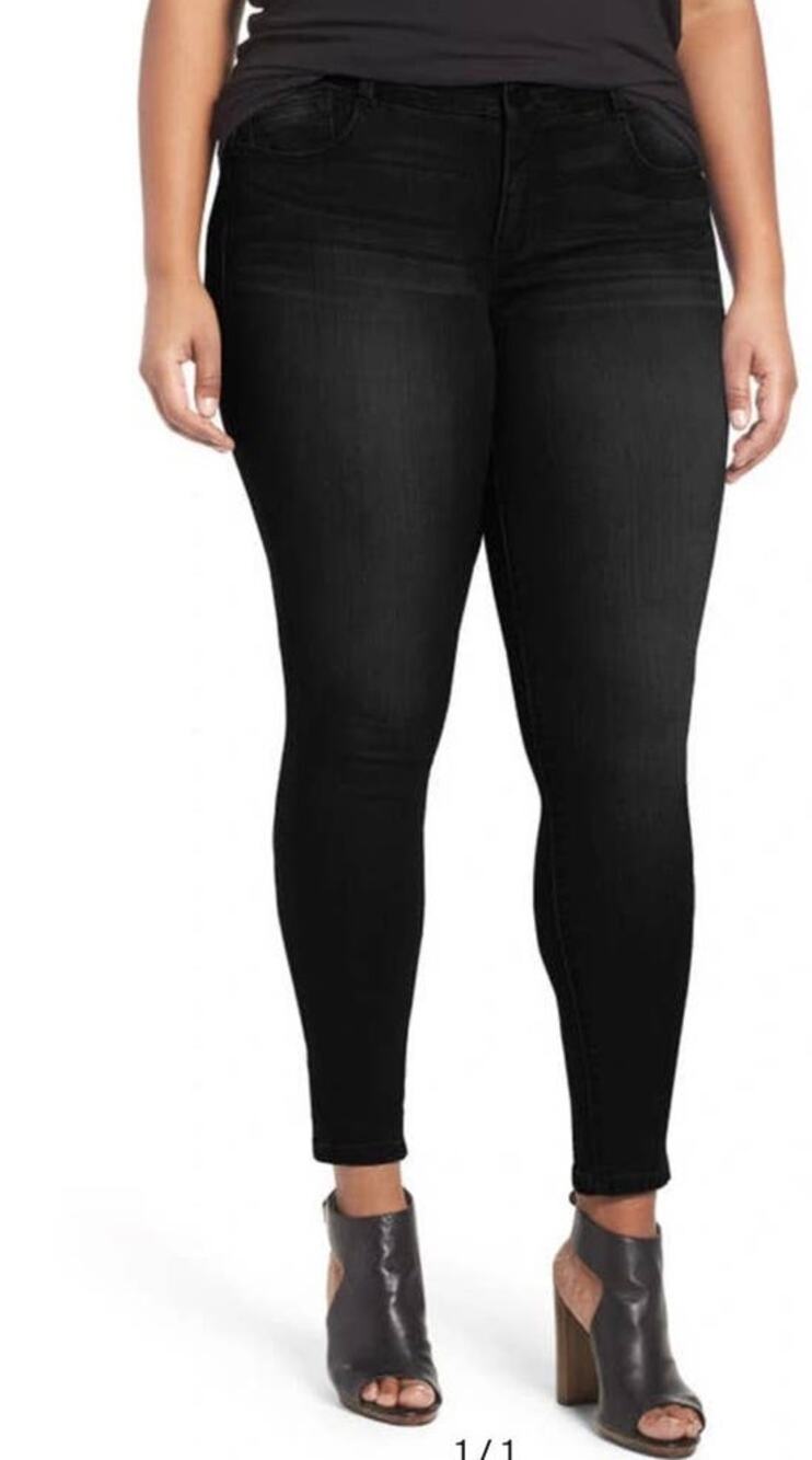 Wit & Wisdom jeans AB Solution stretch skinny black size 24W